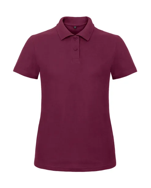  ID.001/women Piqué Polo Shirt - B&C Wine