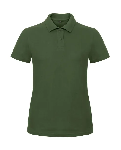  ID.001/women Piqué Polo Shirt - B&C Bottle Green