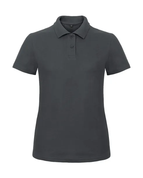  Ženska piqué polo majica, 180 g/m² - B&C Anthracite