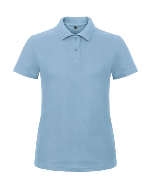  Ženska piqué polo majica, 180 g/m² - B&C Svijelo plava