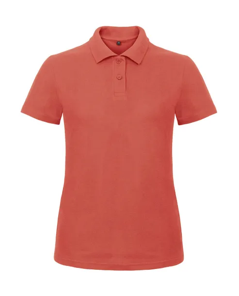  ID.001/women Piqué Polo Shirt - B&C Pixel Coral