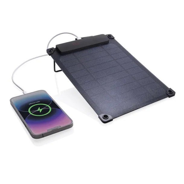  Solarpulse 5W solarni panel od rplastike - XD Collection Crna 