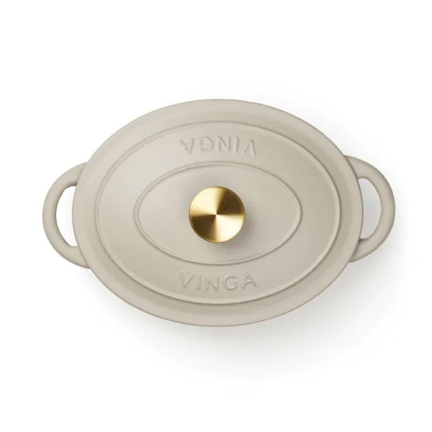  VINGA Monte emajlirani lonac od lijevanog željeza, 3,5 L - Vinga Warm Grey 3 