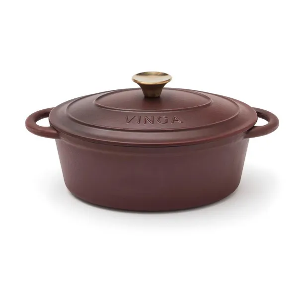  VINGA Monte enameled cast iron pot 3.5L - Vinga Red