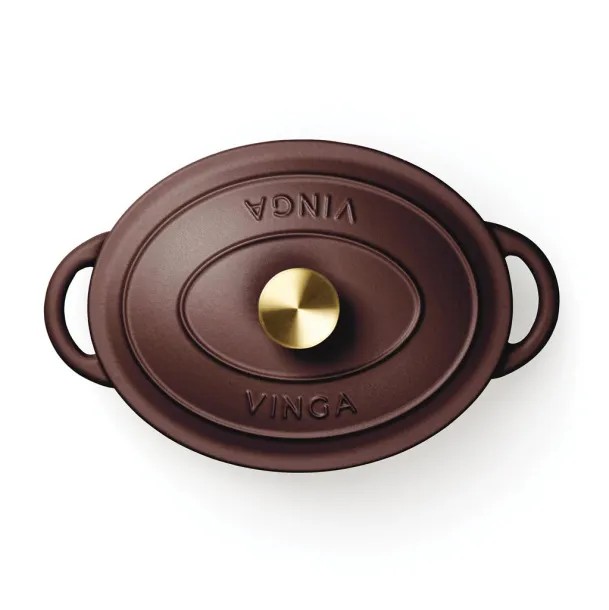  VINGA Monte enameled cast iron pot 3.5L - Vinga Red