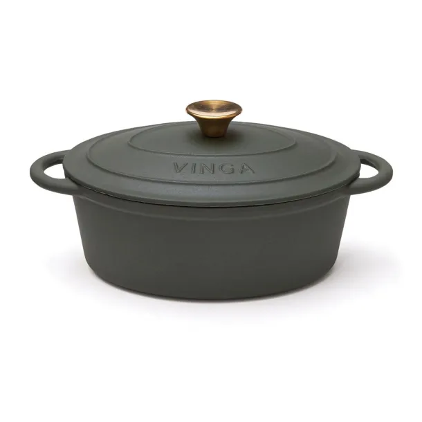  VINGA Monte enameled cast iron pot 3.5L - Vinga Zelena