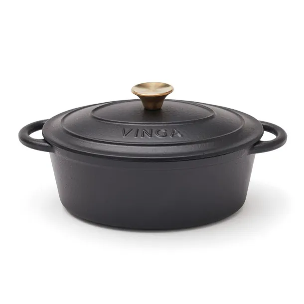  VINGA Monte enameled cast iron pot 3.5L - Vinga Black