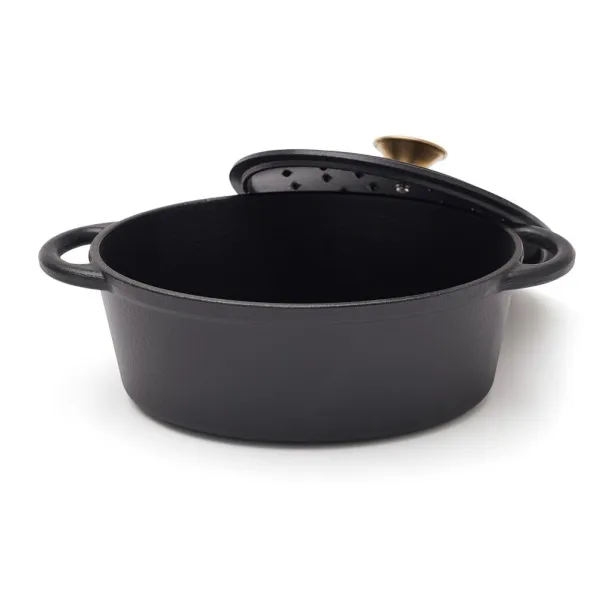  VINGA Monte enameled cast iron pot 3.5L - Vinga Black