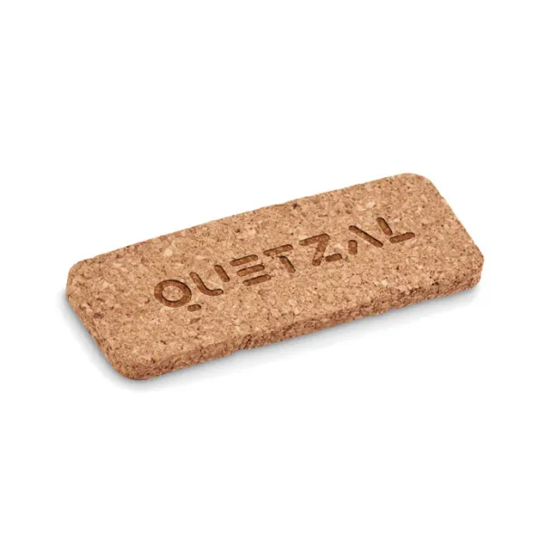 DERO Name tag holder in cork Beige