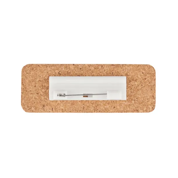 DERO Name tag holder in cork Beige