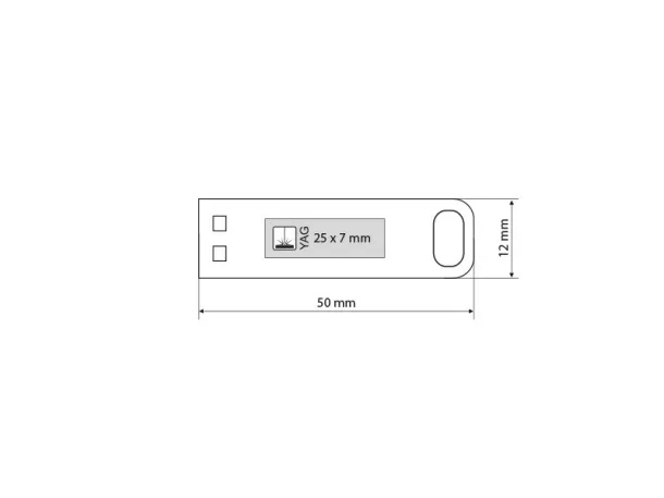 DEOCOM USB Flash memory - PIXO Mat metal