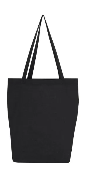  Cotton Bag LH with Gusset, 140 g/m² - SG Accessories - BAGS (Ex JASSZ Bags) Black