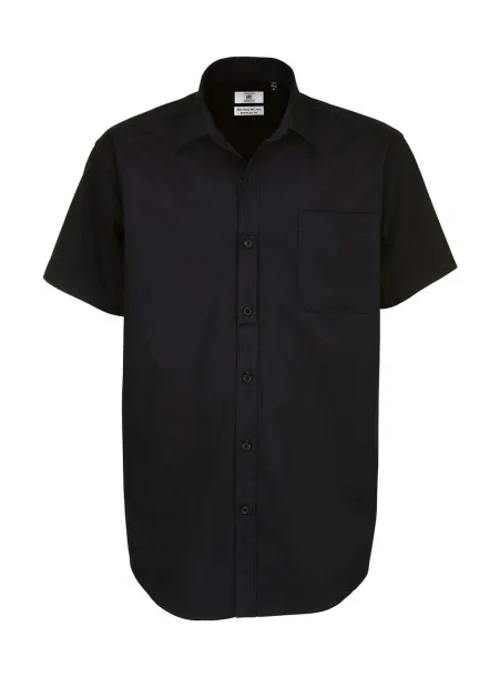  Sharp SSL/men Twill Shirt - B&C Black