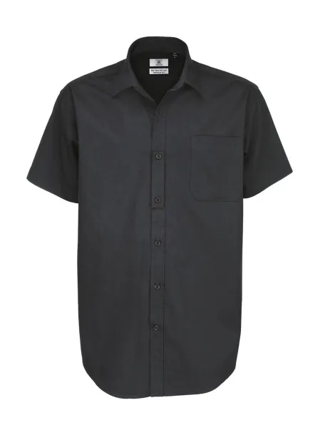  Sharp SSL/men Twill Shirt - B&C Tamno siva