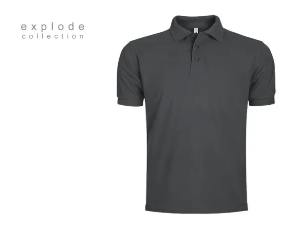 AZZURRO II polo shirt - EXPLODE Dark gray