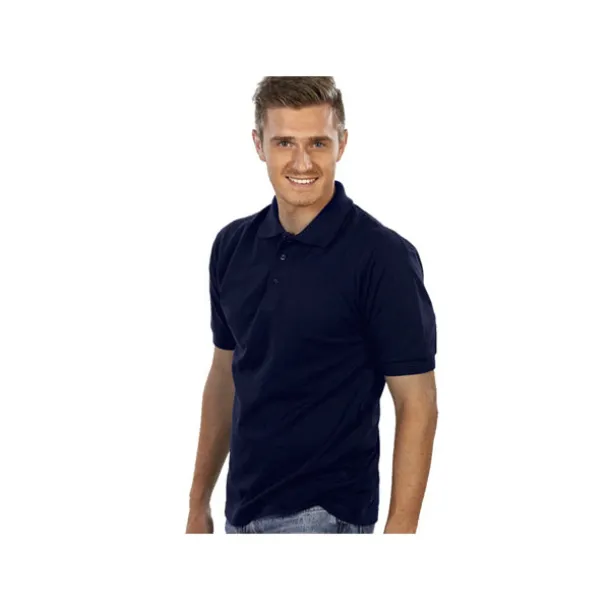 AZZURRO II Muška polo majica kratkih rukava, 180 g/m2 - EXPLODE Plava