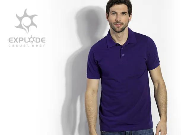 AZZURRO II polo shirt - EXPLODE Purple