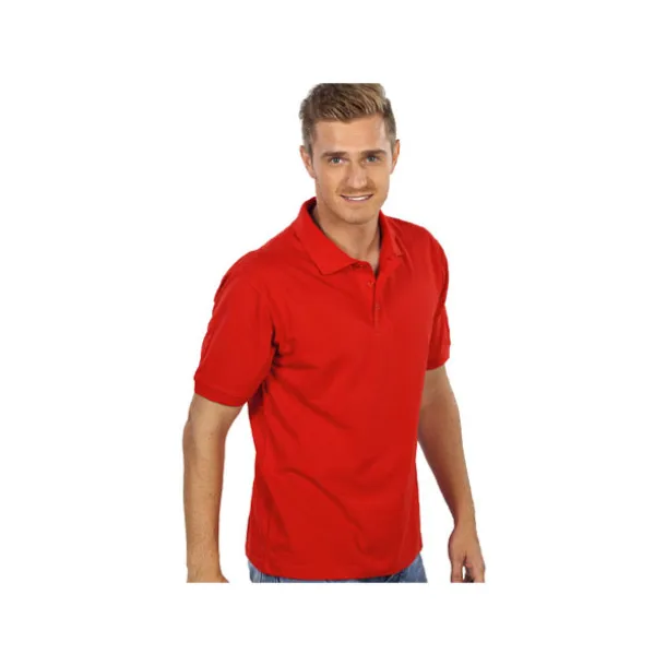 AZZURRO II Muška polo majica kratkih rukava, 180 g/m2 - EXPLODE Crvena