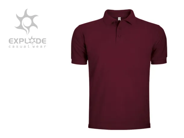 AZZURRO II Muška polo majica kratkih rukava, 180 g/m2 - EXPLODE Bordo