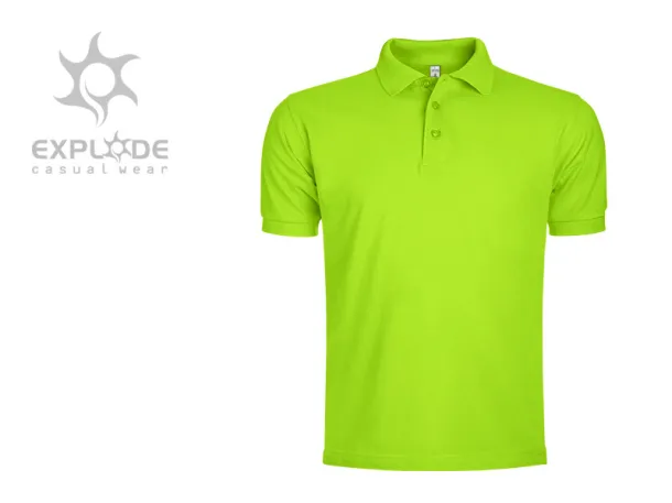 AZZURRO II polo shirt - EXPLODE Kiwi