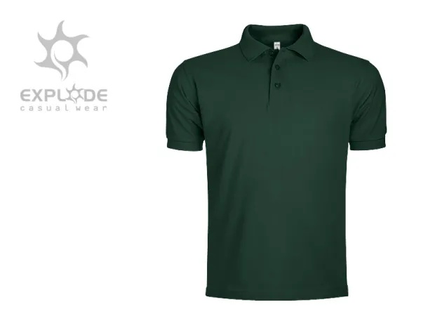 AZZURRO II Muška polo majica kratkih rukava, 180 g/m2 - EXPLODE Tamno zelena