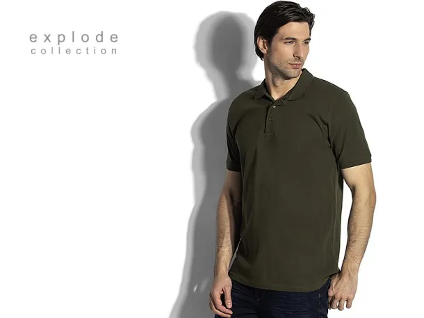 AZZURRO II polo shirt - EXPLODE Olive green