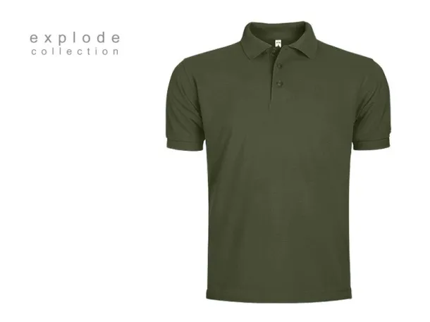 AZZURRO II polo shirt - EXPLODE Olive green