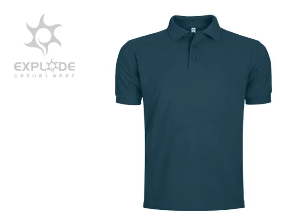 AZZURRO II Muška polo majica kratkih rukava, 180 g/m2 - EXPLODE Petrol zelena