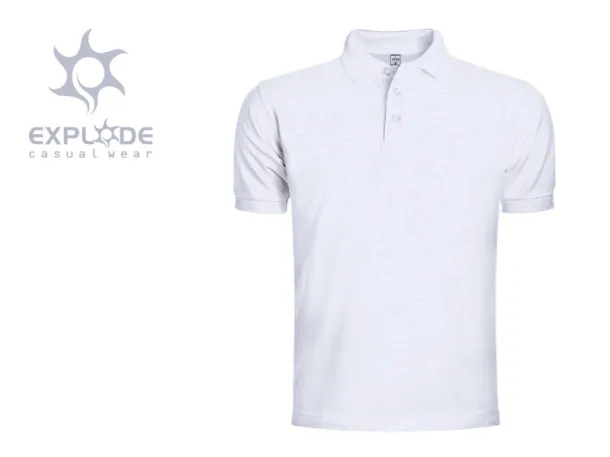 AZZURRO II polo shirt - EXPLODE Pepeljasto svijetlosiva