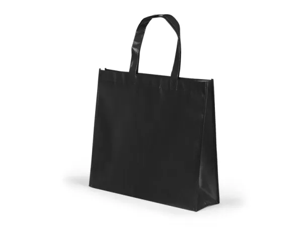 MARIPOSA laminated non woven shopping bag - BRUNO Black