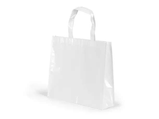 MARIPOSA laminated non woven shopping bag - BRUNO White