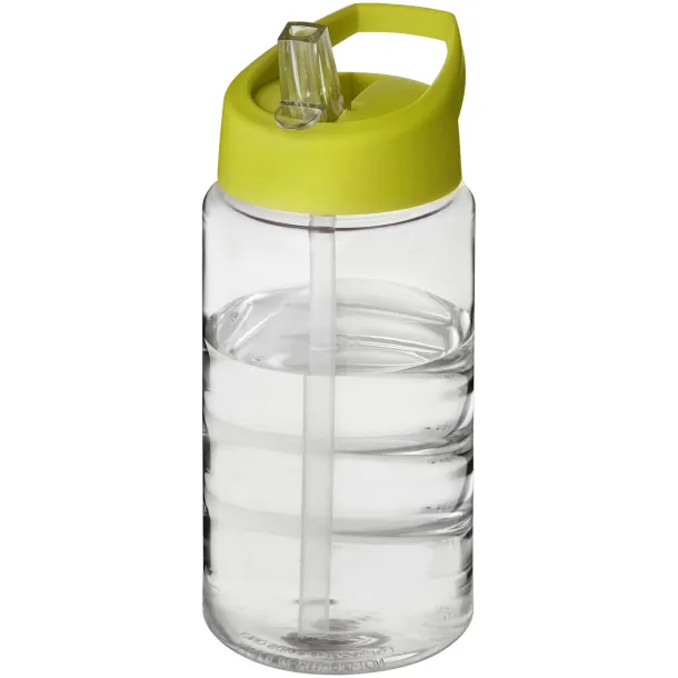 H2O Bop 500 ml spout lid sport bottle - Unbranded White Lime