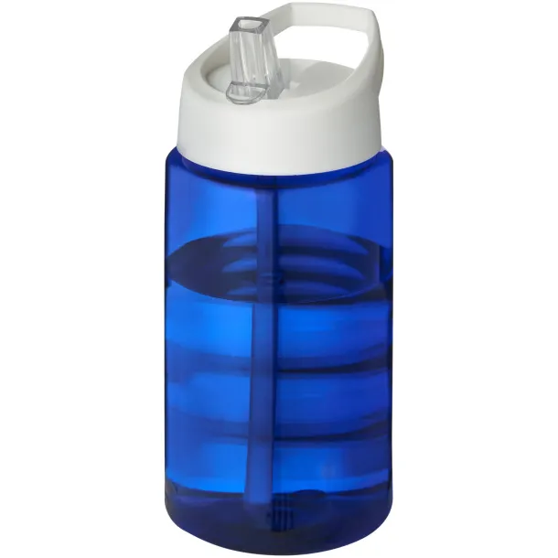 H2O Bop 500 ml spout lid sport bottle Blue White