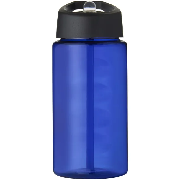 H2O Bop 500 ml spout lid sport bottle Blue Solid black