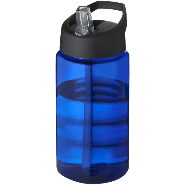 H2O Bop 500 ml spout lid sport bottle Blue Solid black