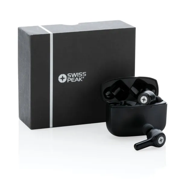  Swiss Peak ANC TWS earbuds - Swiss Peak Black 