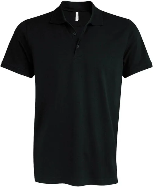 MIKE Muška polo majica kratkih rukava, 220 g/m2 - Kariban Crna