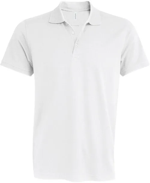 MIKE MEN'S SHORT-SLEEVED POLO SHIRT - Kariban White