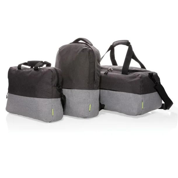  Duo color RPET 15.6" RFID laptop backpack PVC free - XD Collection Grey 