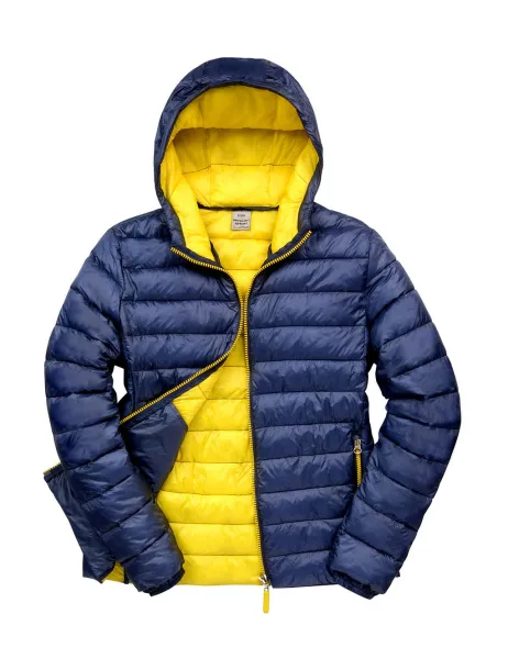  Snow Bird Hooded Jacket - Result Urban Navy Yellow