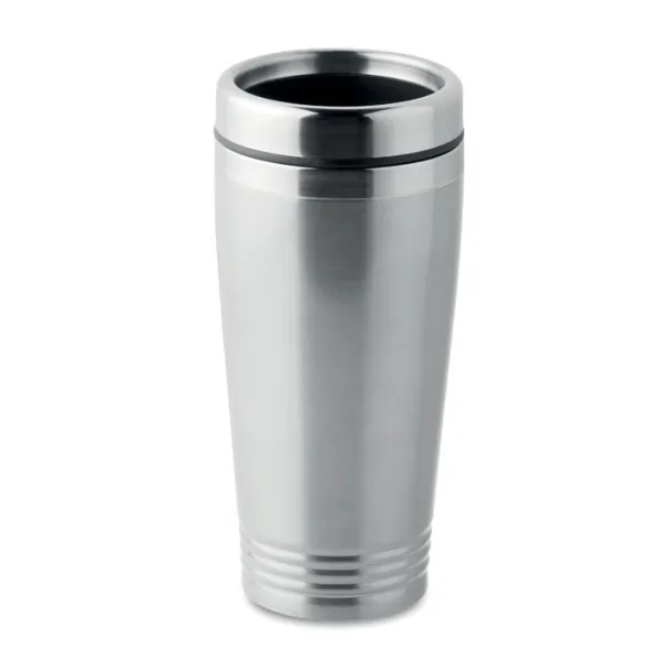 RODEO COLOUR Double wall travel cup Matt Silver