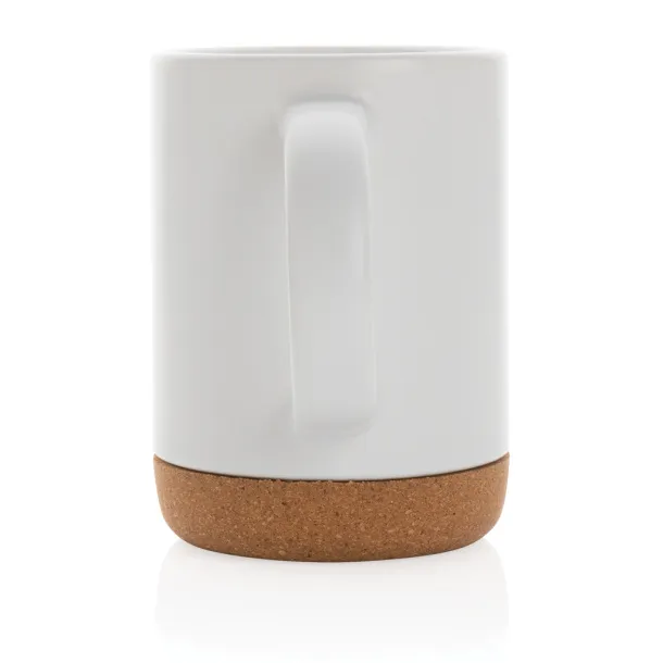  Keramička šalica s plutenom bazom, 280 ml - XD Collection Bijela