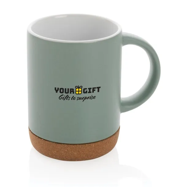  Ceramic mug with cork base - XD Collection 45533C 