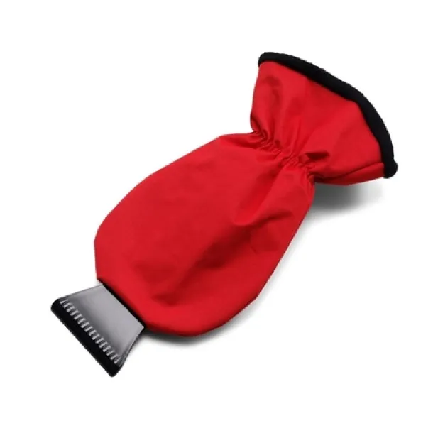  Ice scraper in glove Crvena