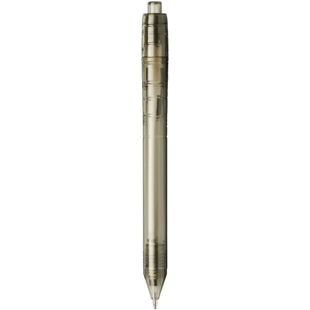 Vancouver recycled PET ballpoint pen Transparent black