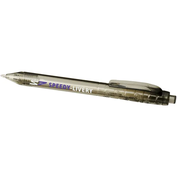 Vancouver recycled PET ballpoint pen Transparent black