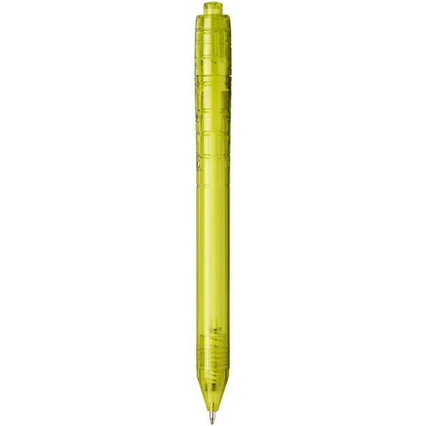 Vancouver recycled PET ballpoint pen Transparent lime