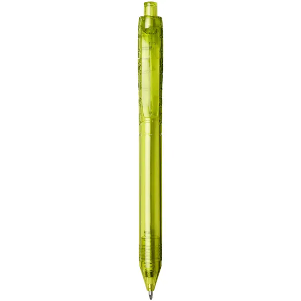 Vancouver recycled PET ballpoint pen Transparent lime