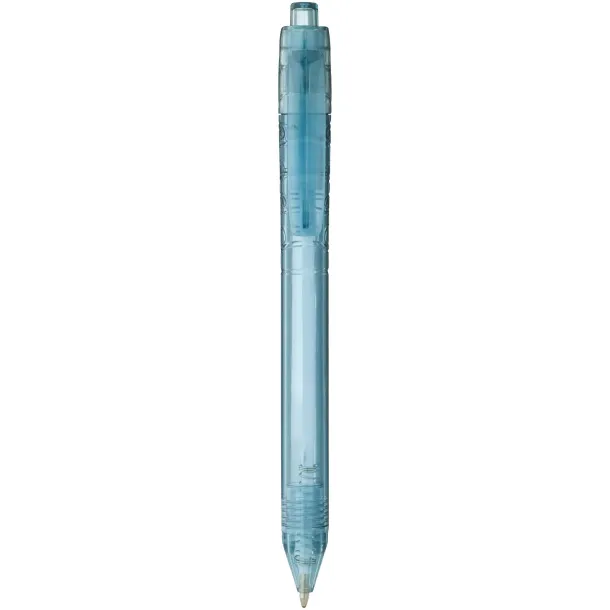 Vancouver recycled PET ballpoint pen Transparent blue