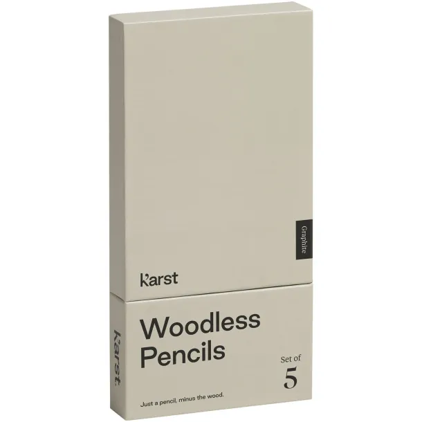 Karst® 5-pack 2B woodless graphite pencils - Karst® Grey